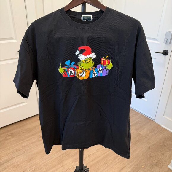 Kith Other - Kith x Dr. Seuss Grinch Holiday Graphic T Shirt Black Mens Large
